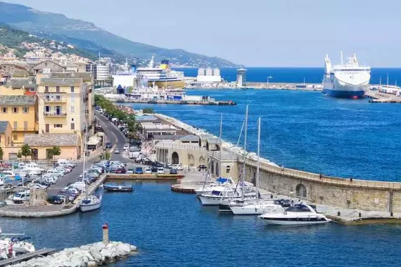 Bastia, Corsica: the port