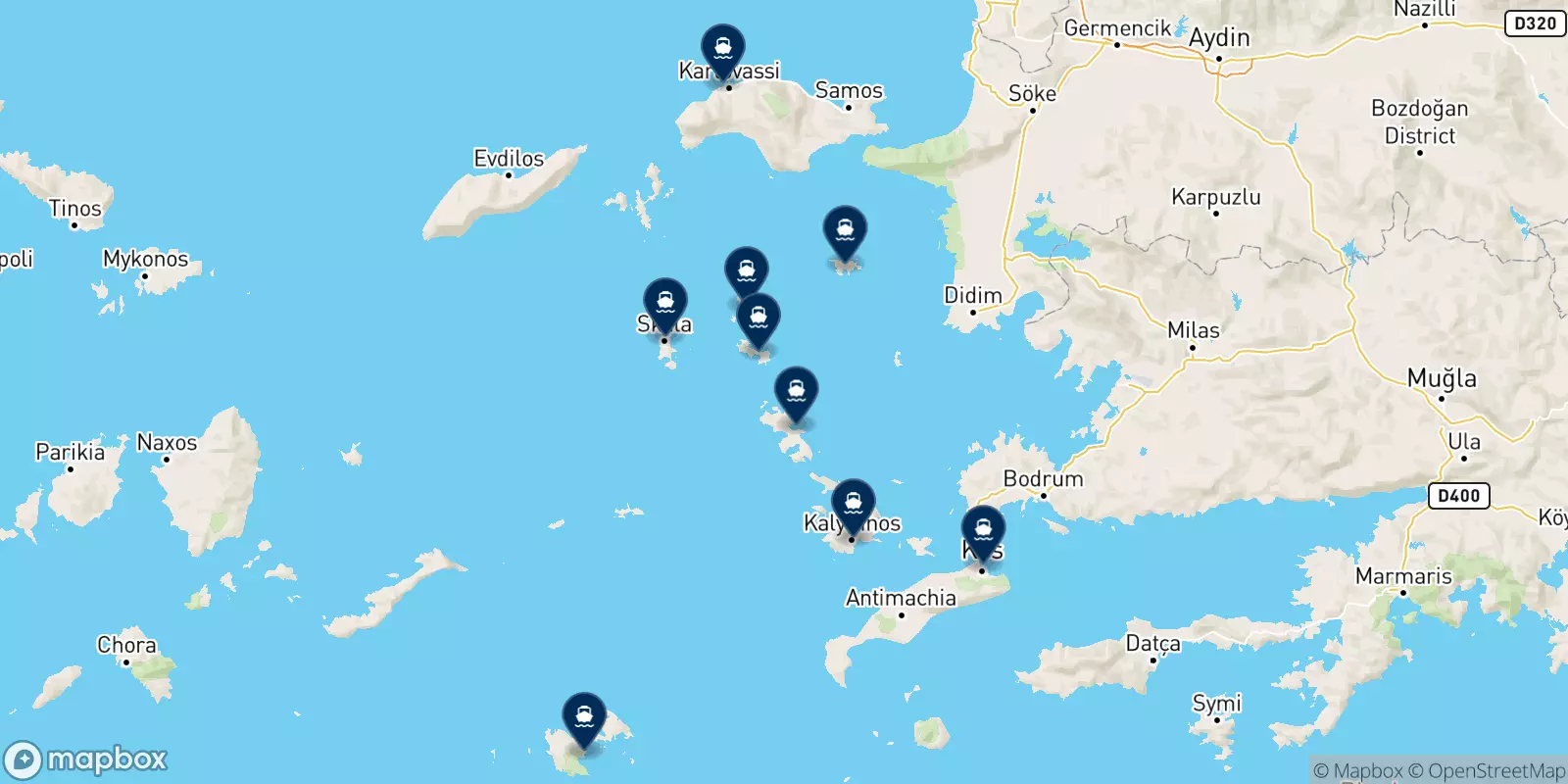 A.n.e.kalymnoy destinations map