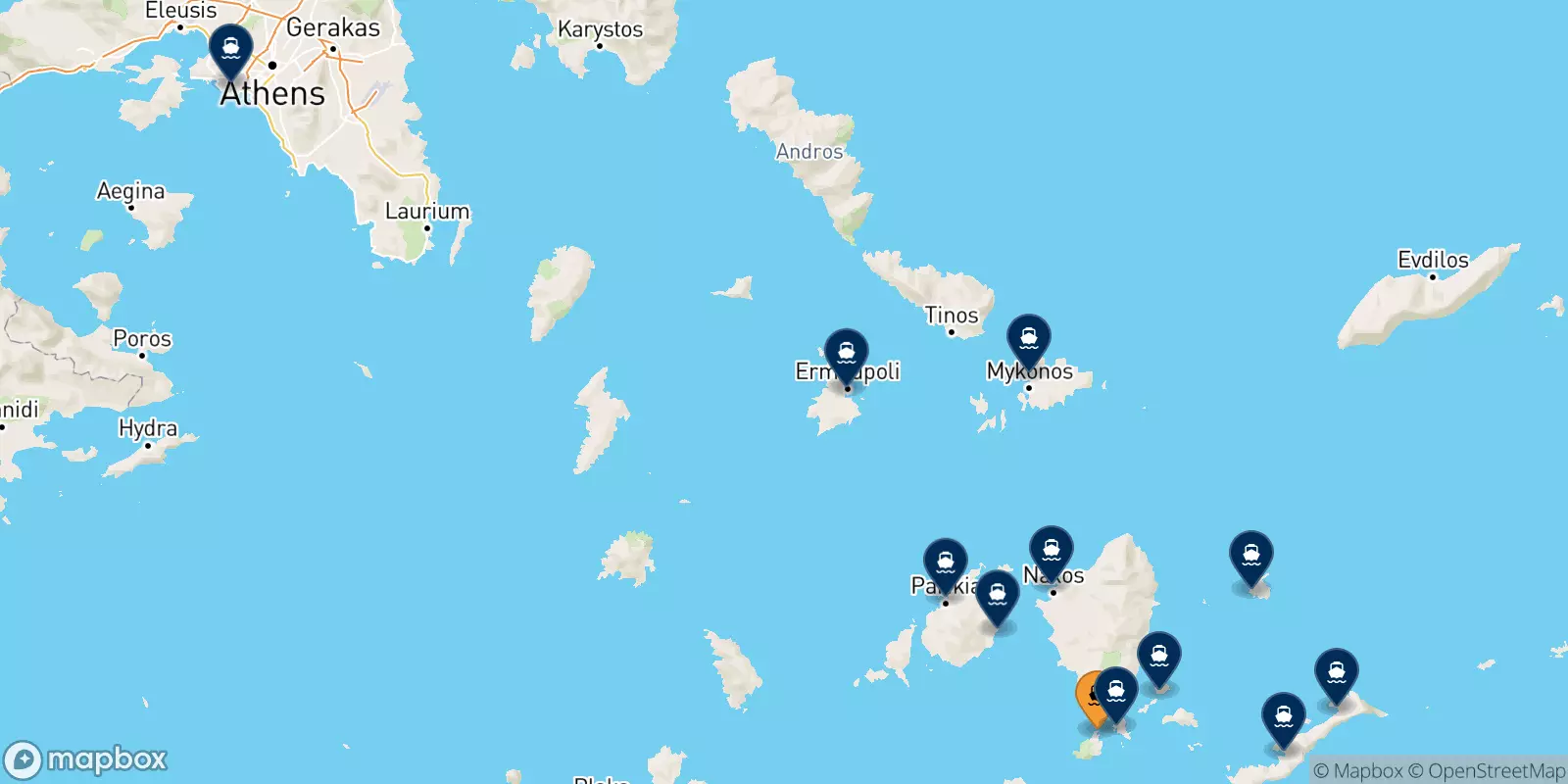 Ferries from Iraklia