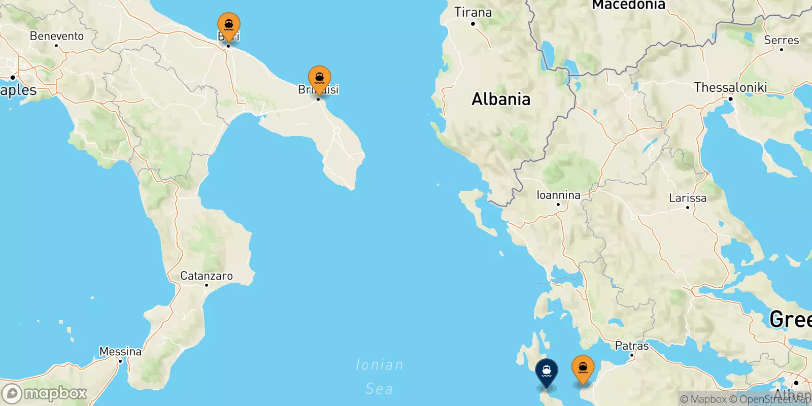 Ferries to Zakynthos