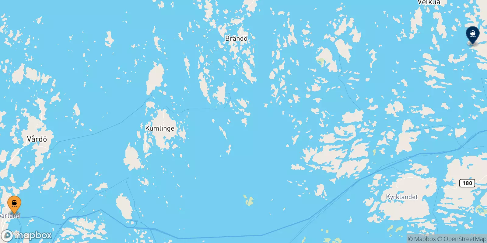 Ferries from Finland to Naantali