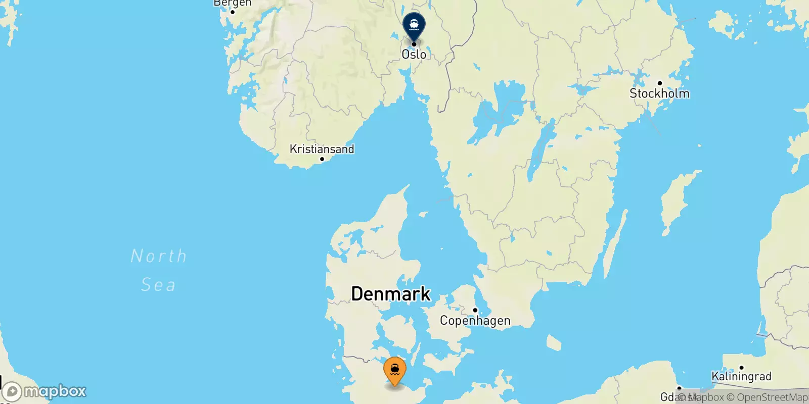 Ferries from Kiel to Oslo