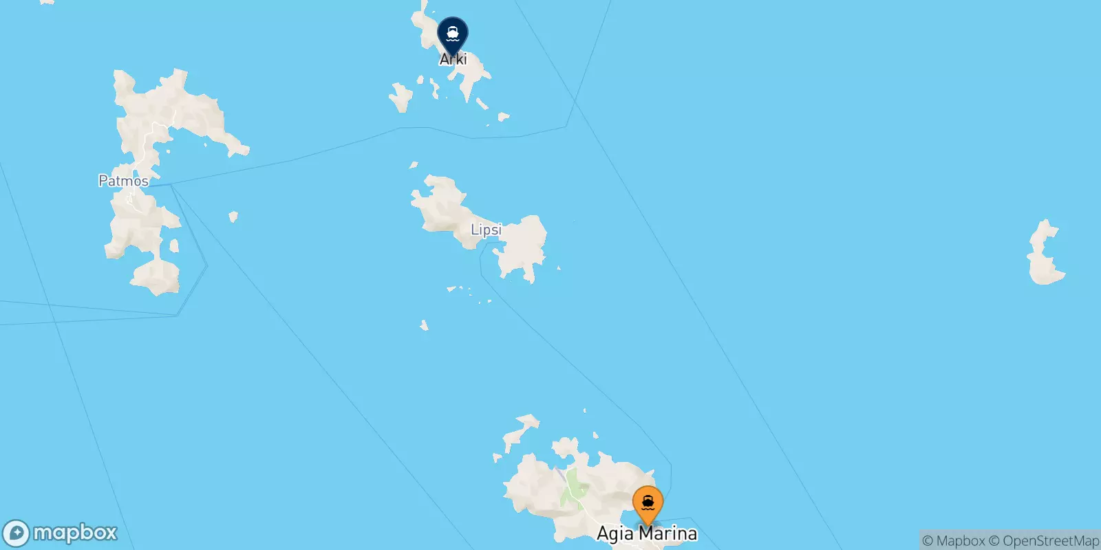 Ferries from Leros to Arkyi