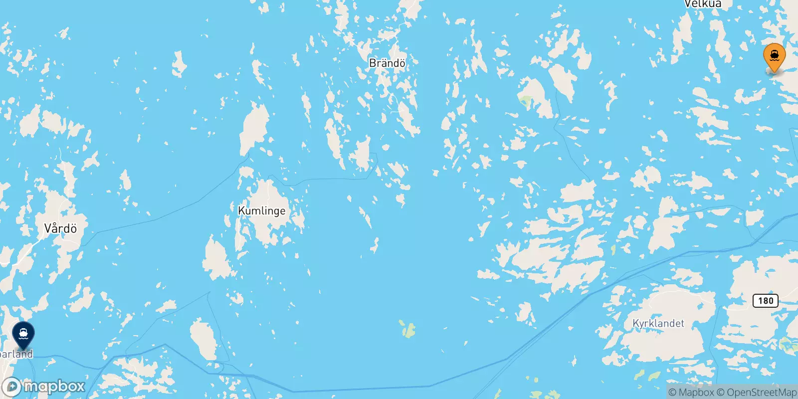 Ferries from Naantali to Finland