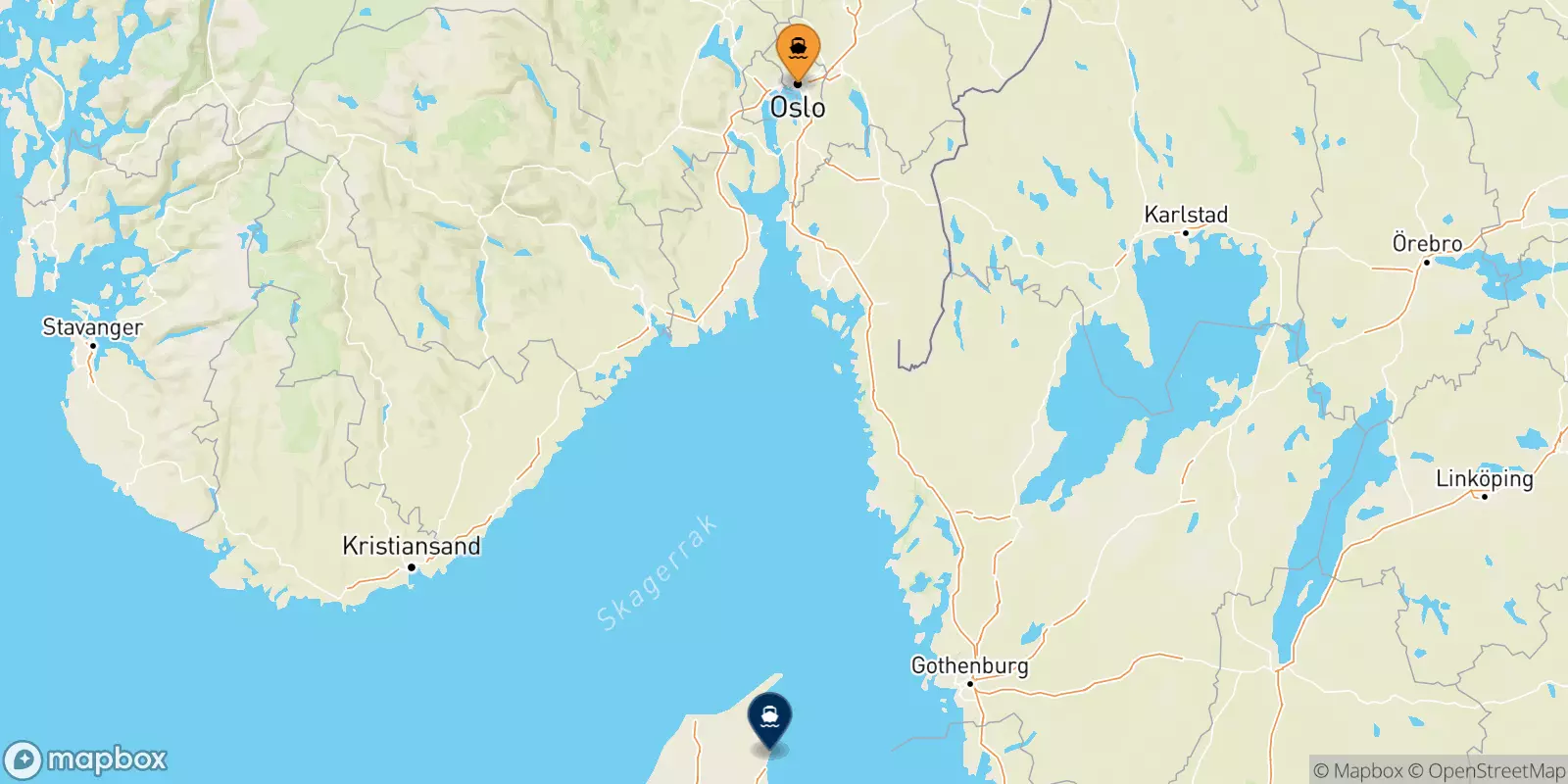 Ferries from Norway to Frederikshavn