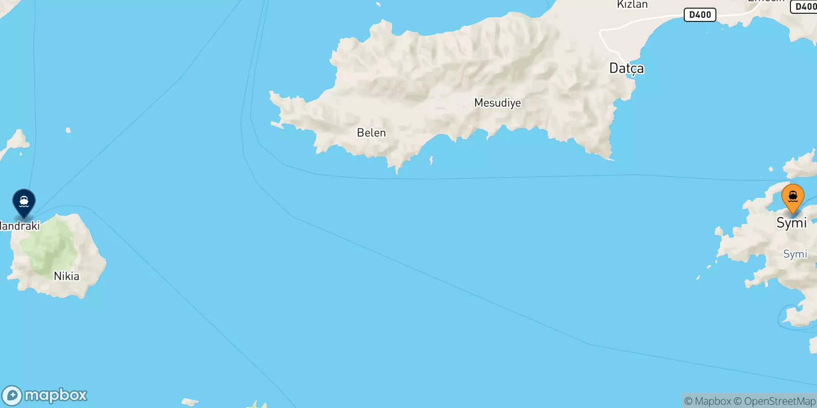 Ferries from Symi to Nisyros