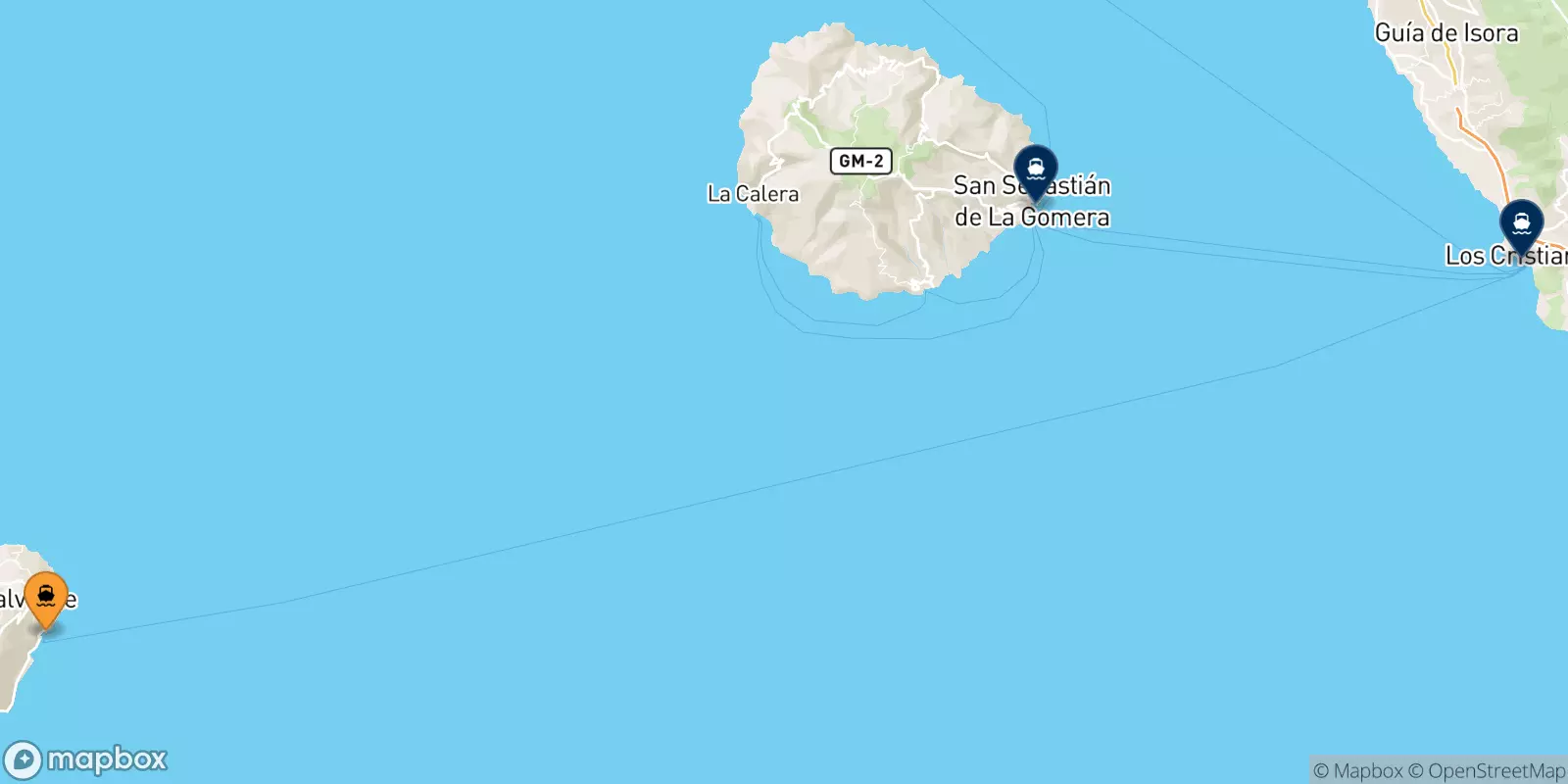 Ferries from Valverde (El Hierro) to the Canary Islands