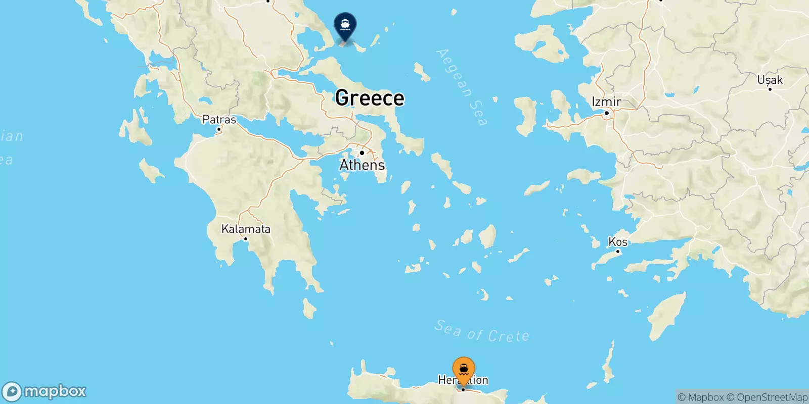 Ferries from Heraklion to the Sporades Islands