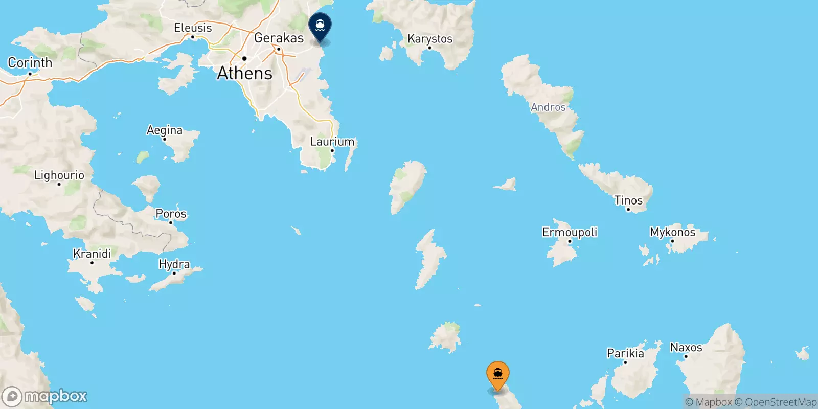 Ferries from Sifnos to Rafina