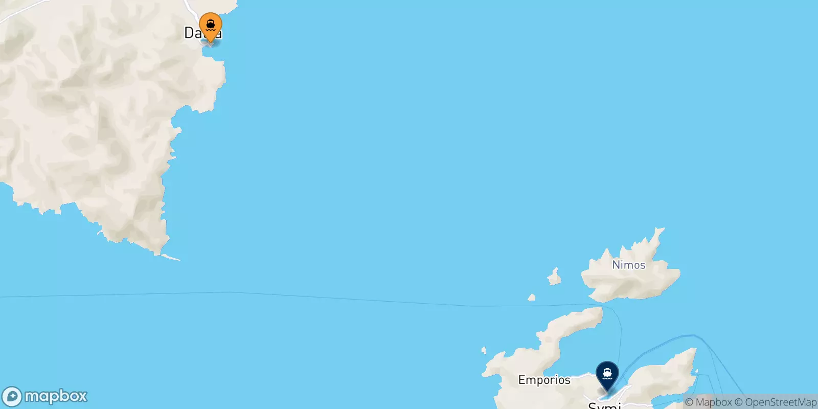 Ferries from Datca to Symi