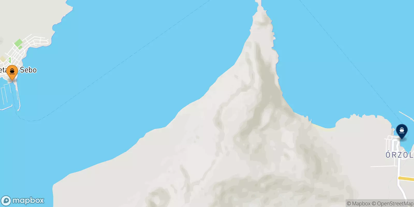 Ferries from Caleta Del Sebo (La Graciosa) to the Canary Islands