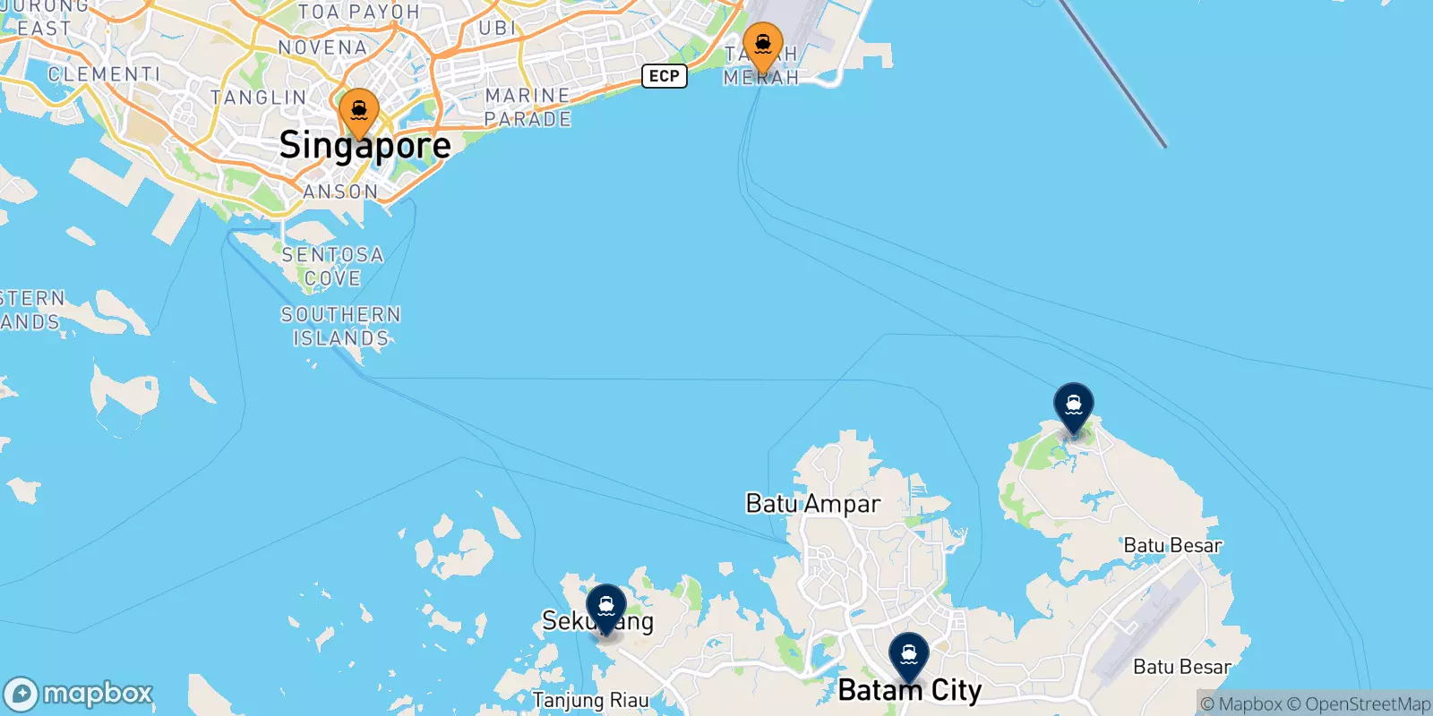Ferries to Batam