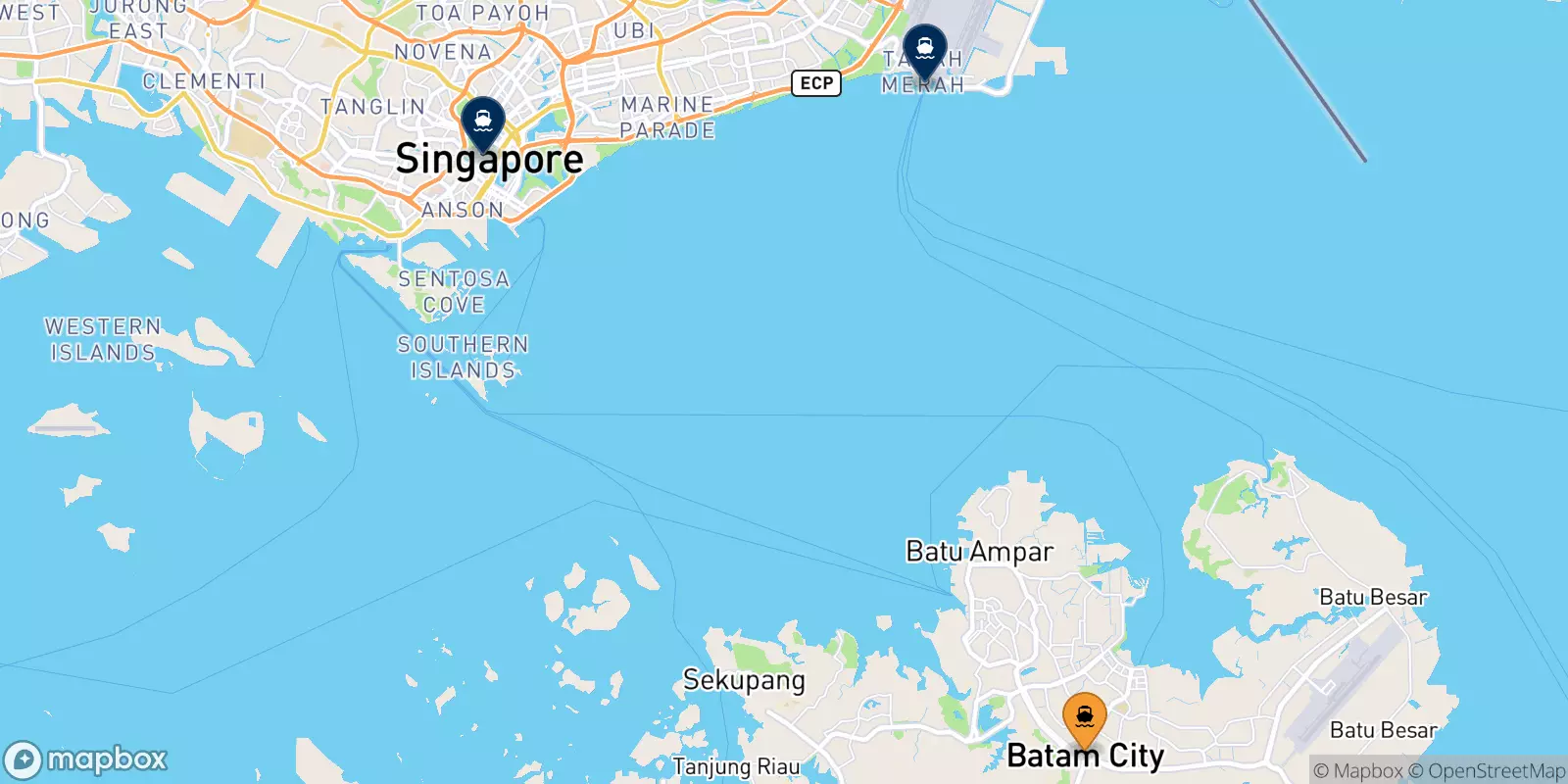 Ferries from Batam Centre