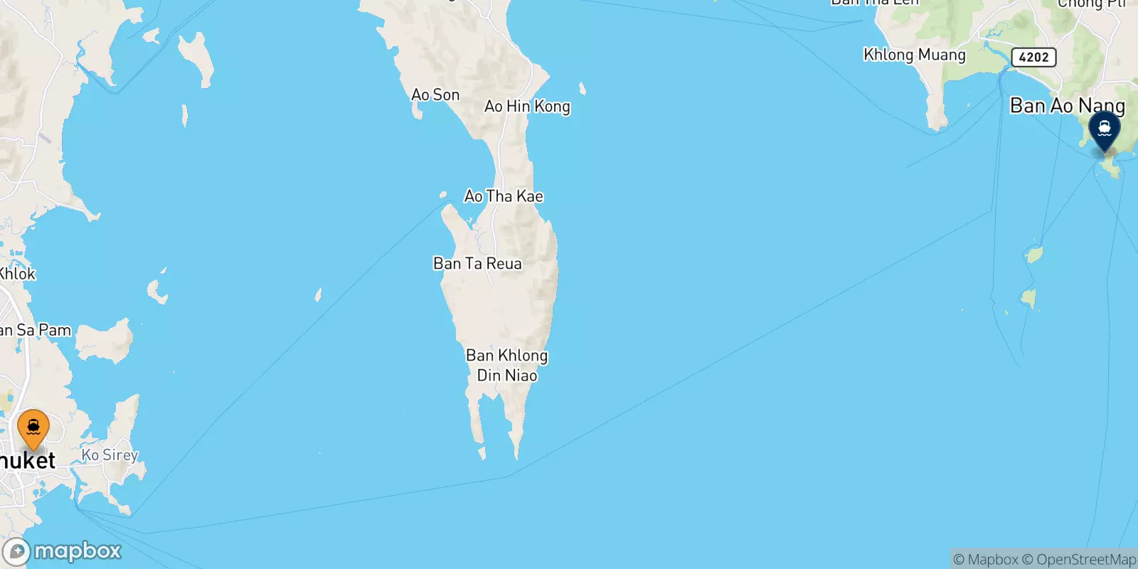 Ferries to Railay Beach