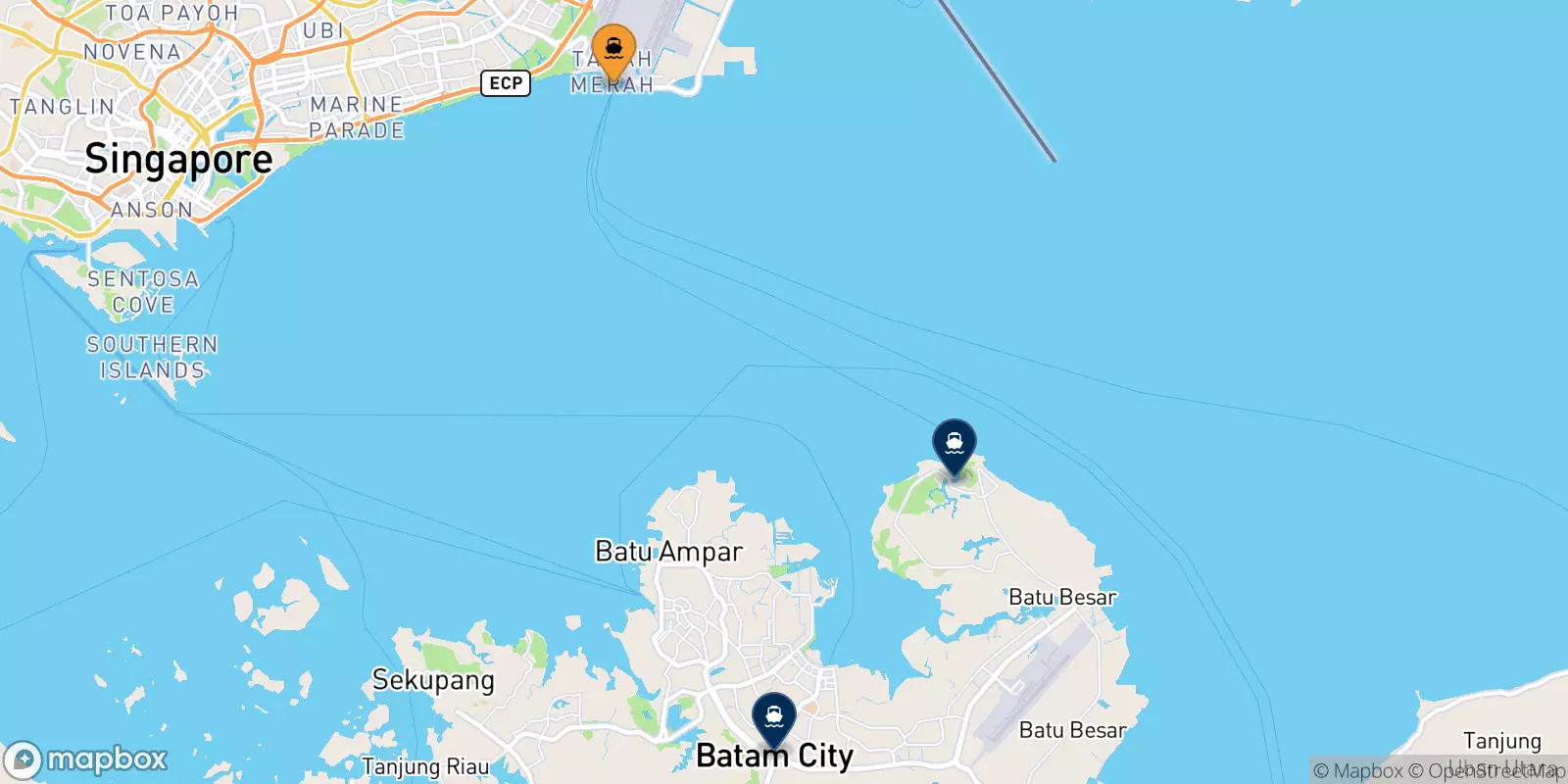 Ferries from Tanah Merah