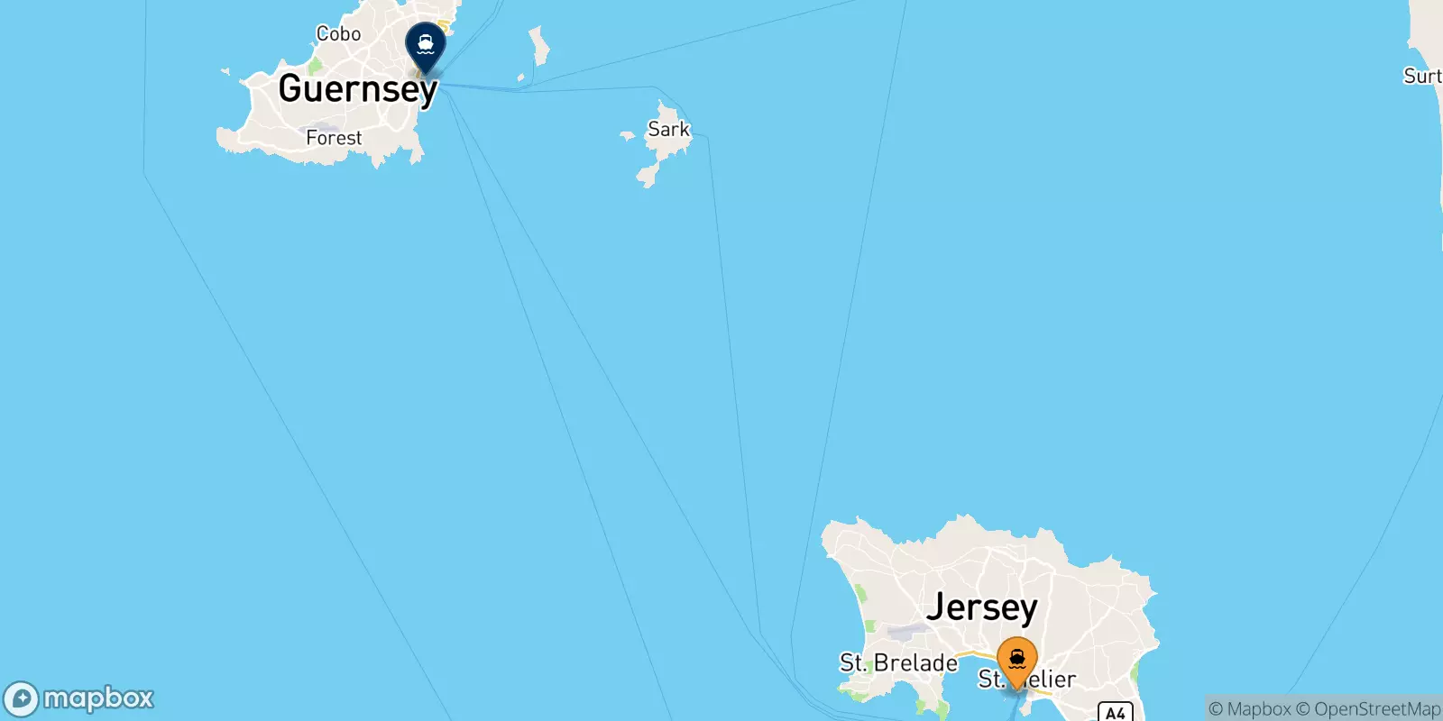 Ferries to Guernsey