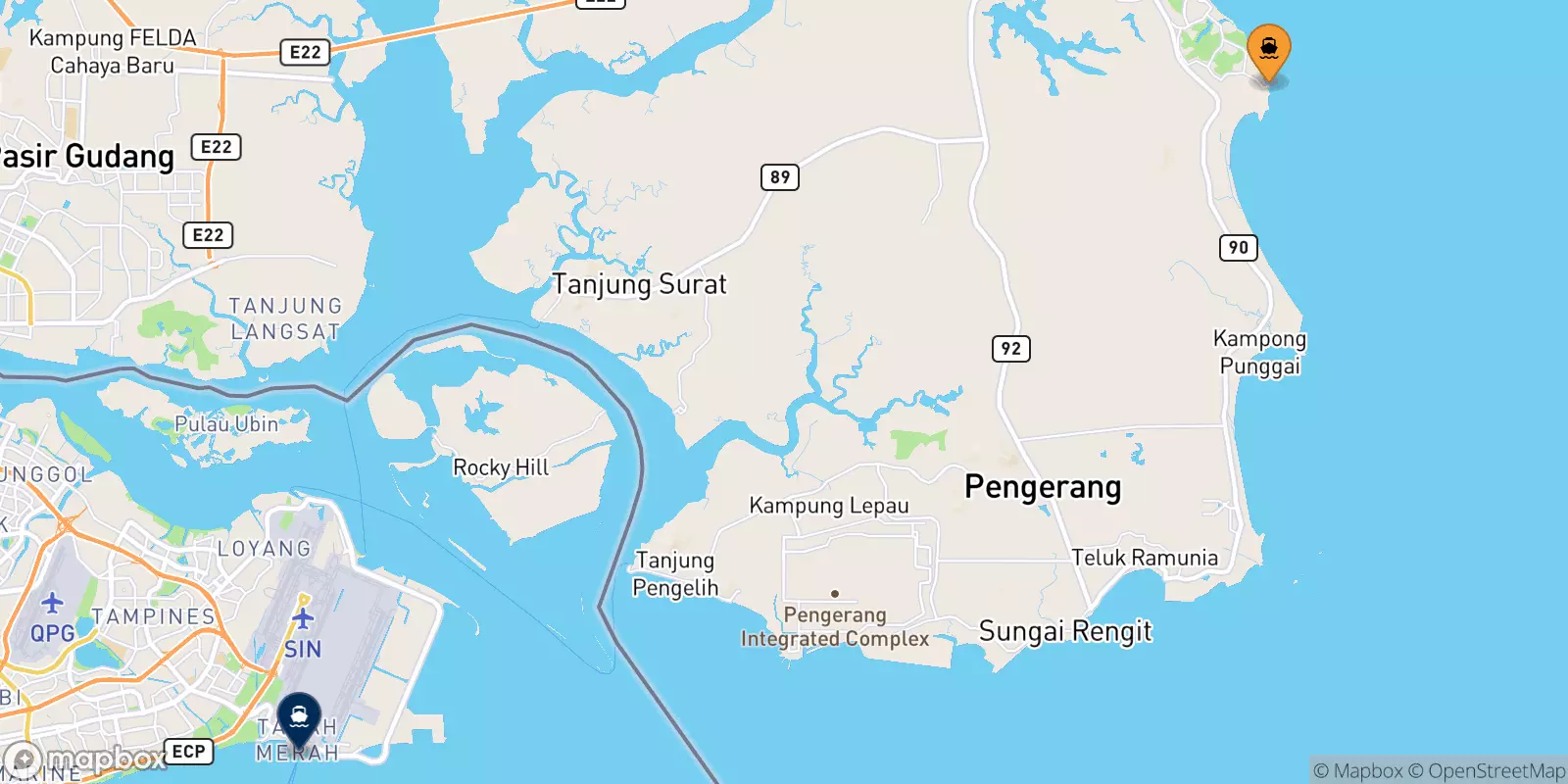 Ferries from Desaru
