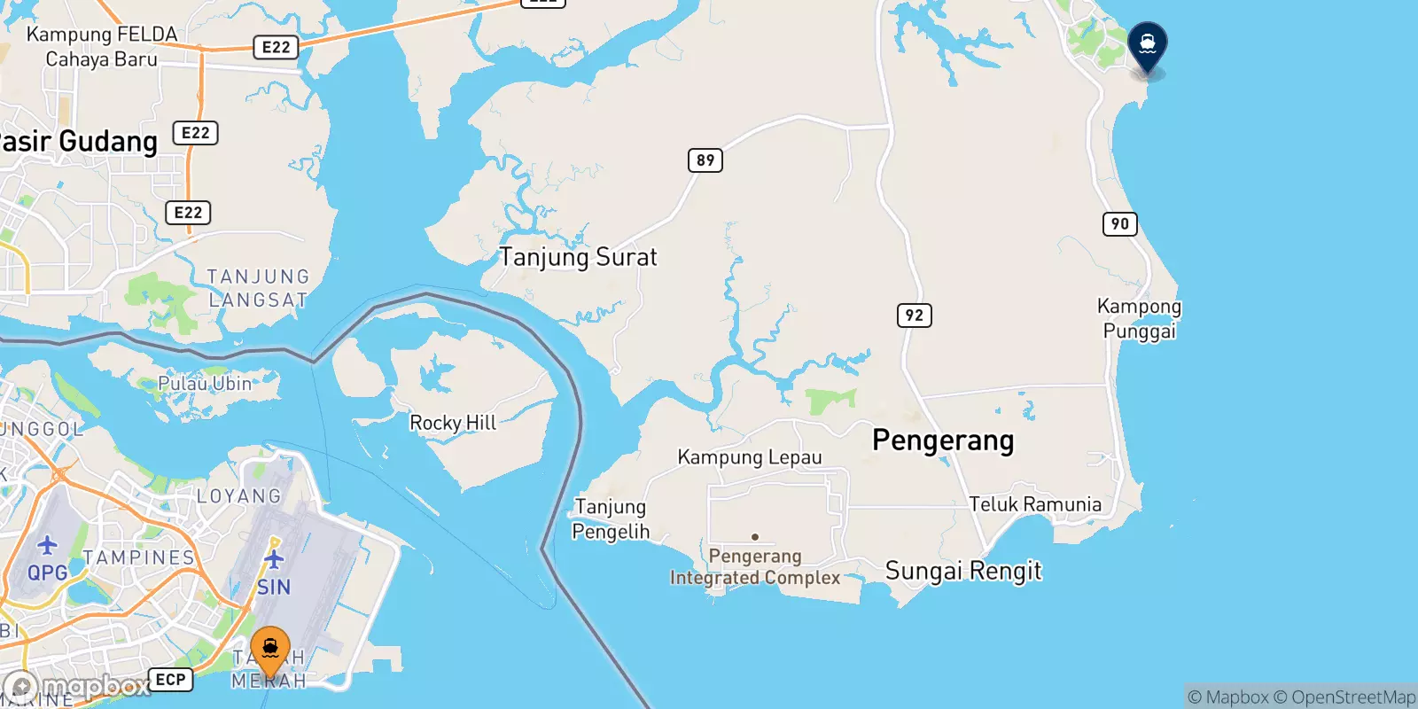 Ferries to Desaru