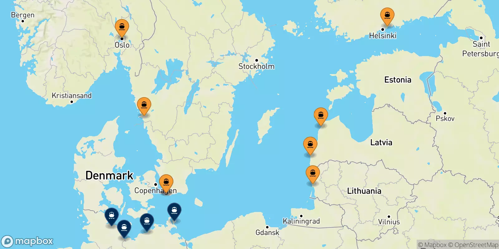 Ferries to Germany