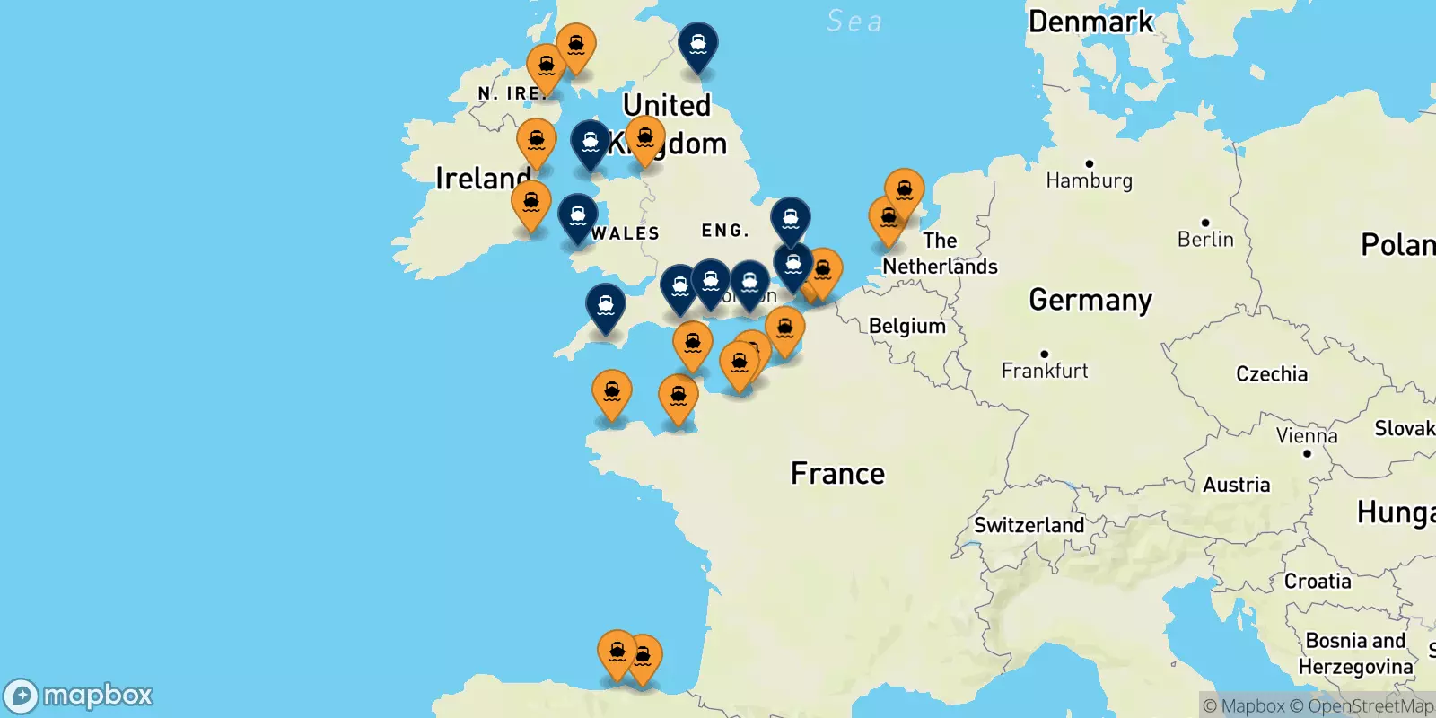 Ferries to Uk